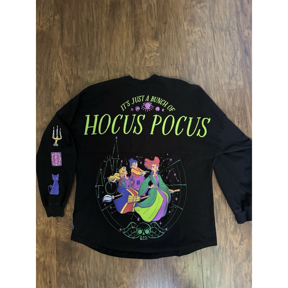 Disney Parks 2021 Hocus Pocus Glow in the Dark Spirit Jersey Size XL  Halloween